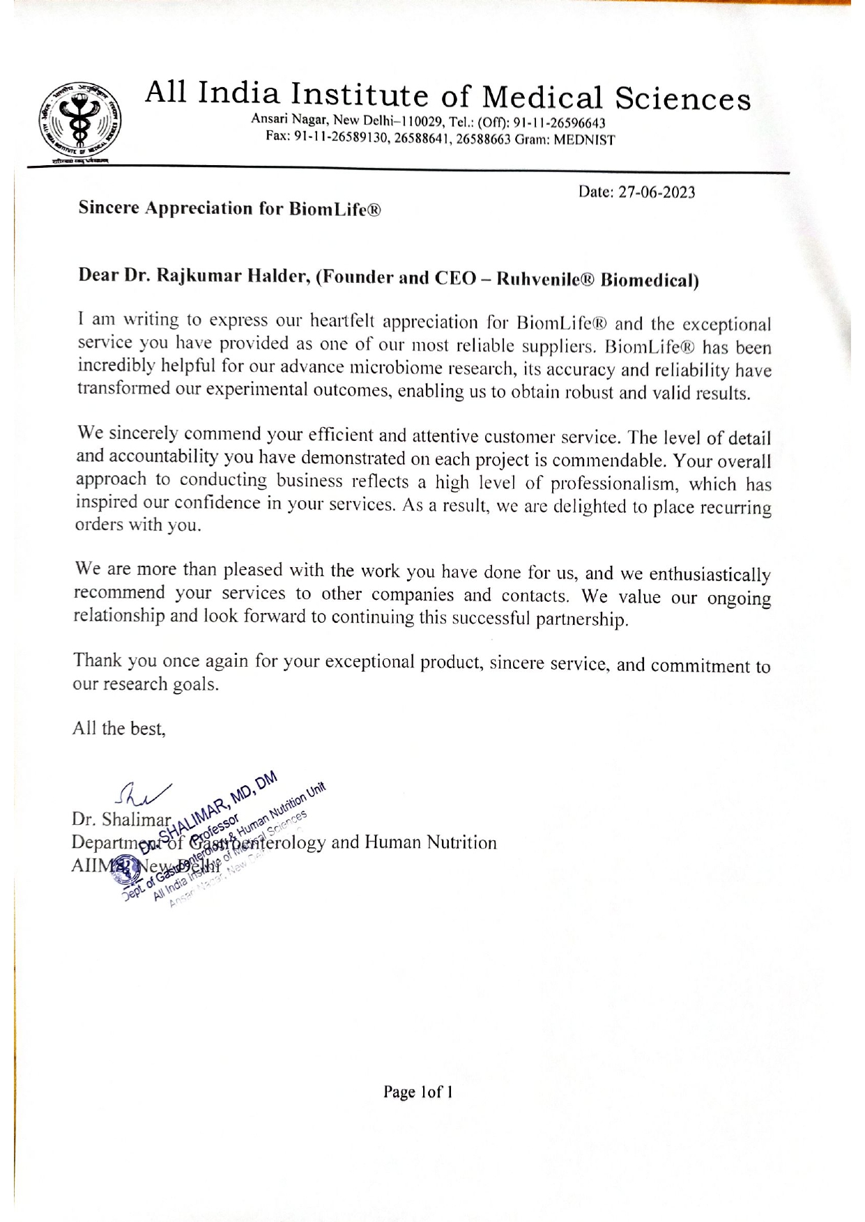 BiomLife®- Appreciation Letter - Ruhvenile®_page-0002