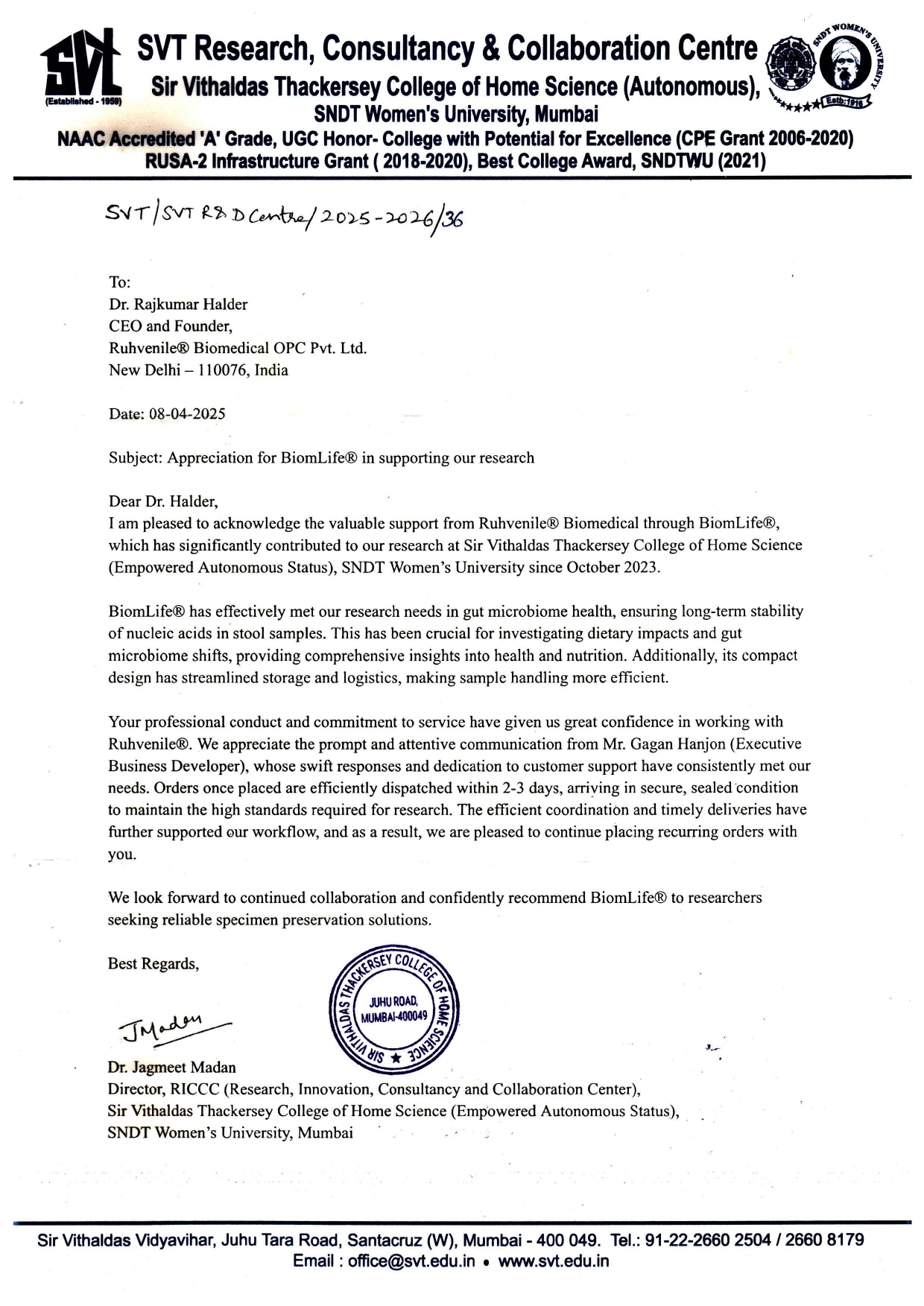 BiomLife®- Appreciation Letter - Ruhvenile®_page-0006